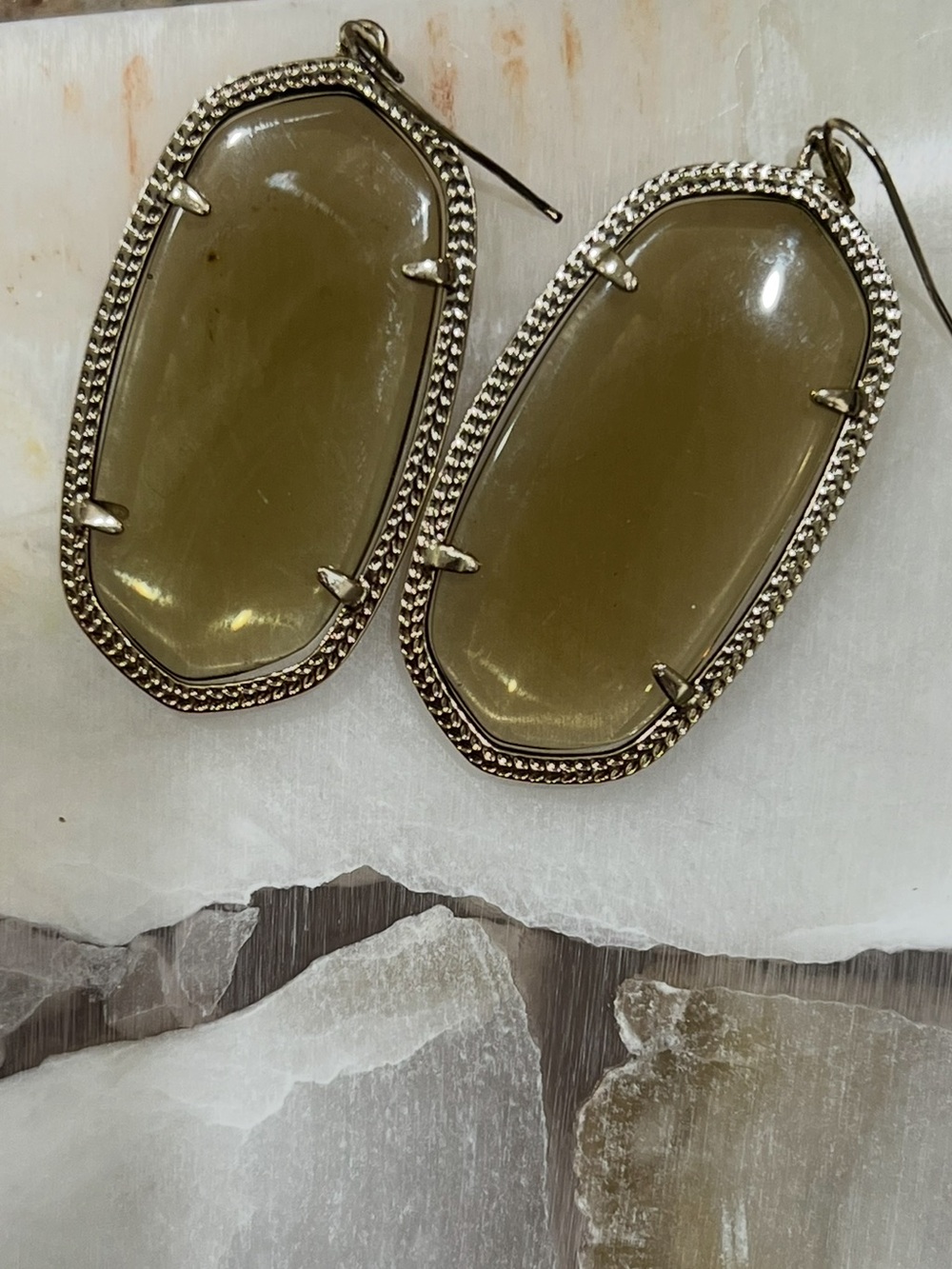Kendra Scott Smokey quartz glass Danielle’s